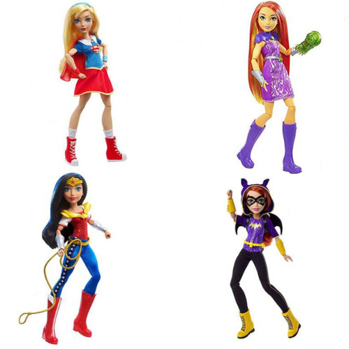 DC Super Hero Girls Bundle Wonder Woman, Batgirl, Supergirl