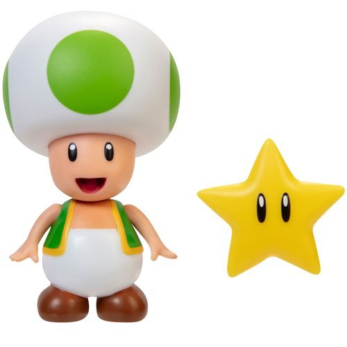 World of Nintendo Green Toad 4-Inch Action Figure