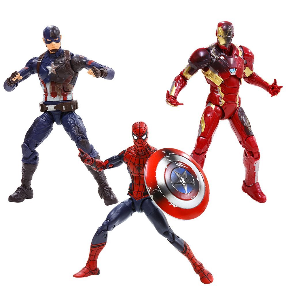 Marvel Legends Captain America Civil War 3-pack Action Figures
