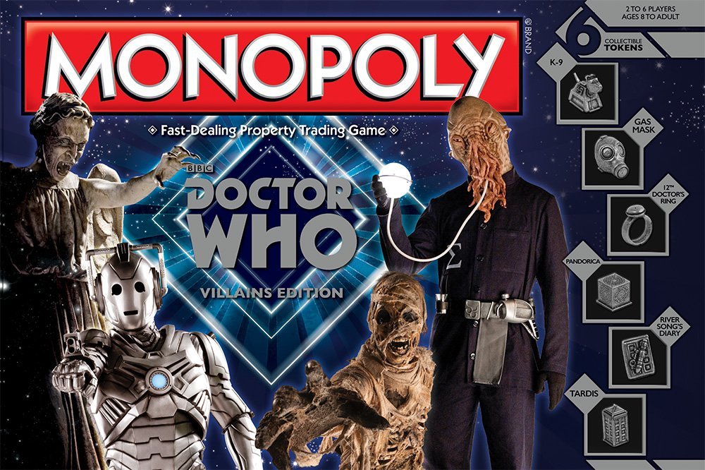 Doctor Who Villains Edition Monopoly