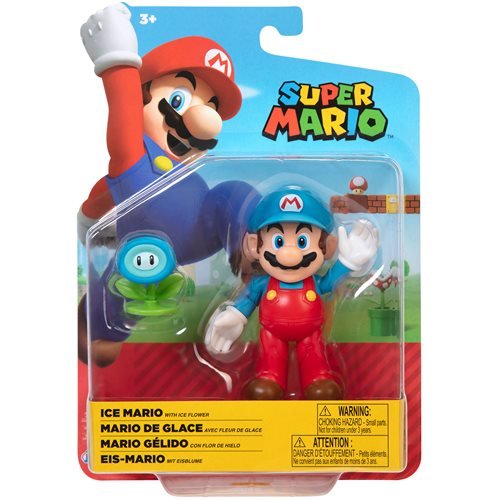 World of Nintendo Ice Mario 4-Inch Action Figure – Milly's Toy Shop