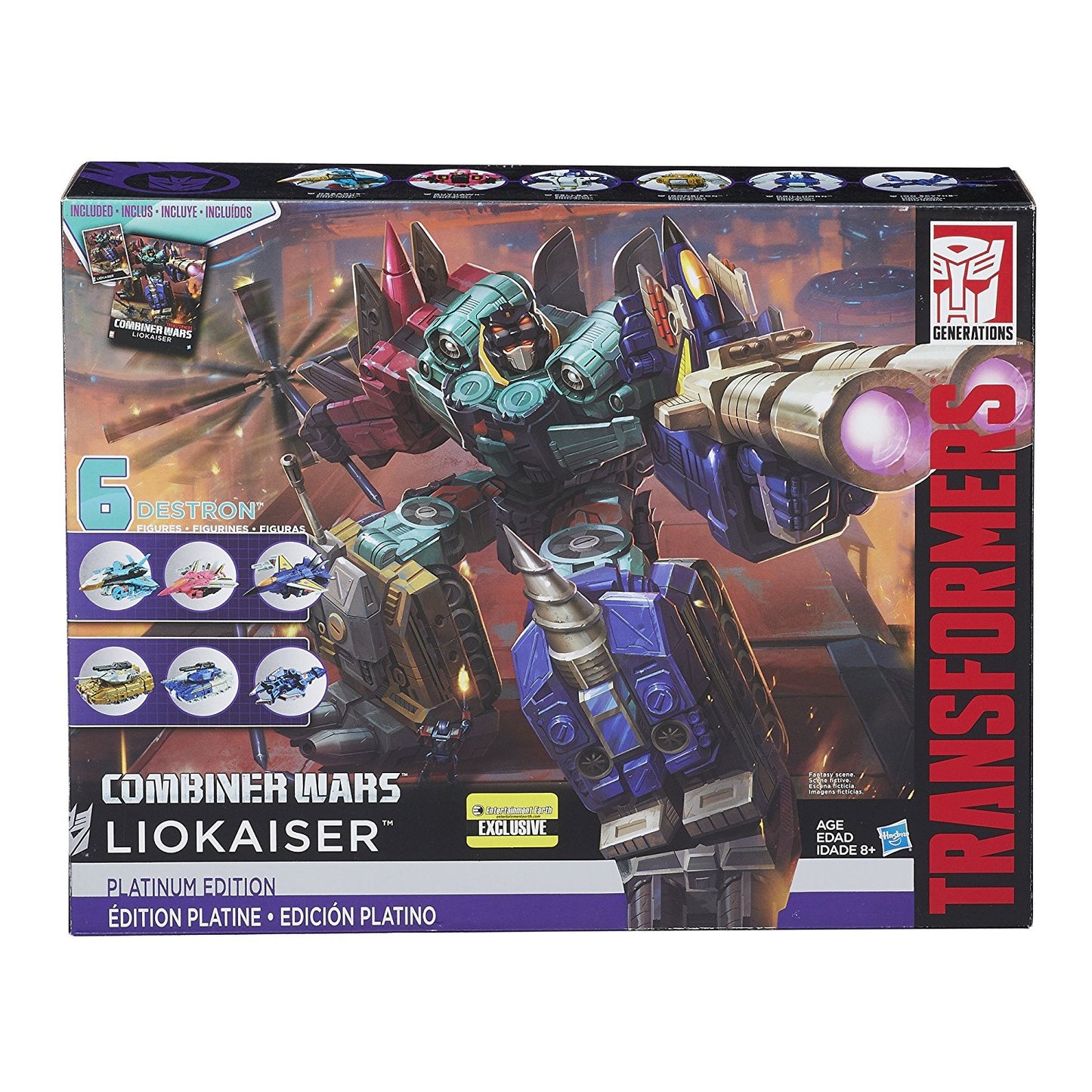 Transformers Generations Platinum Edition Combiner Wars Liokaiser