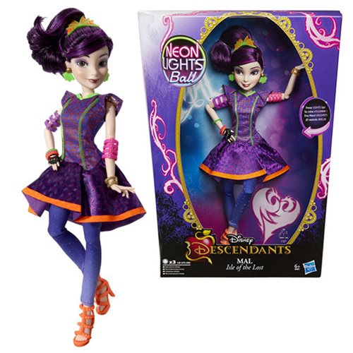 Disney Descendants Neon Lights Mal Isle of the Lost Doll