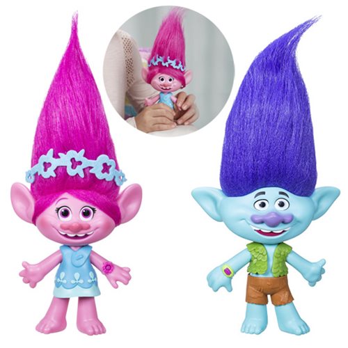 Dreamworks Trolls Hug Time Singing Dolls Bundle