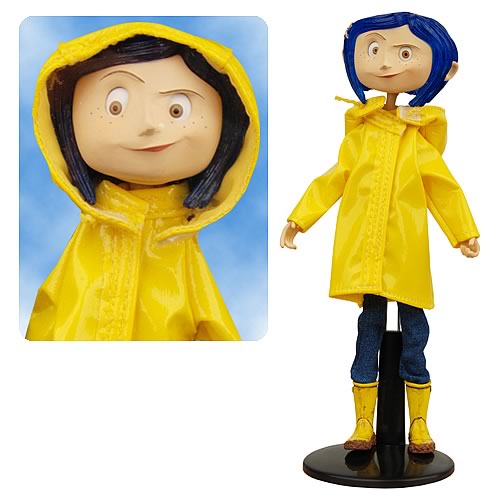 Coraline Raincoat Bendy Doll