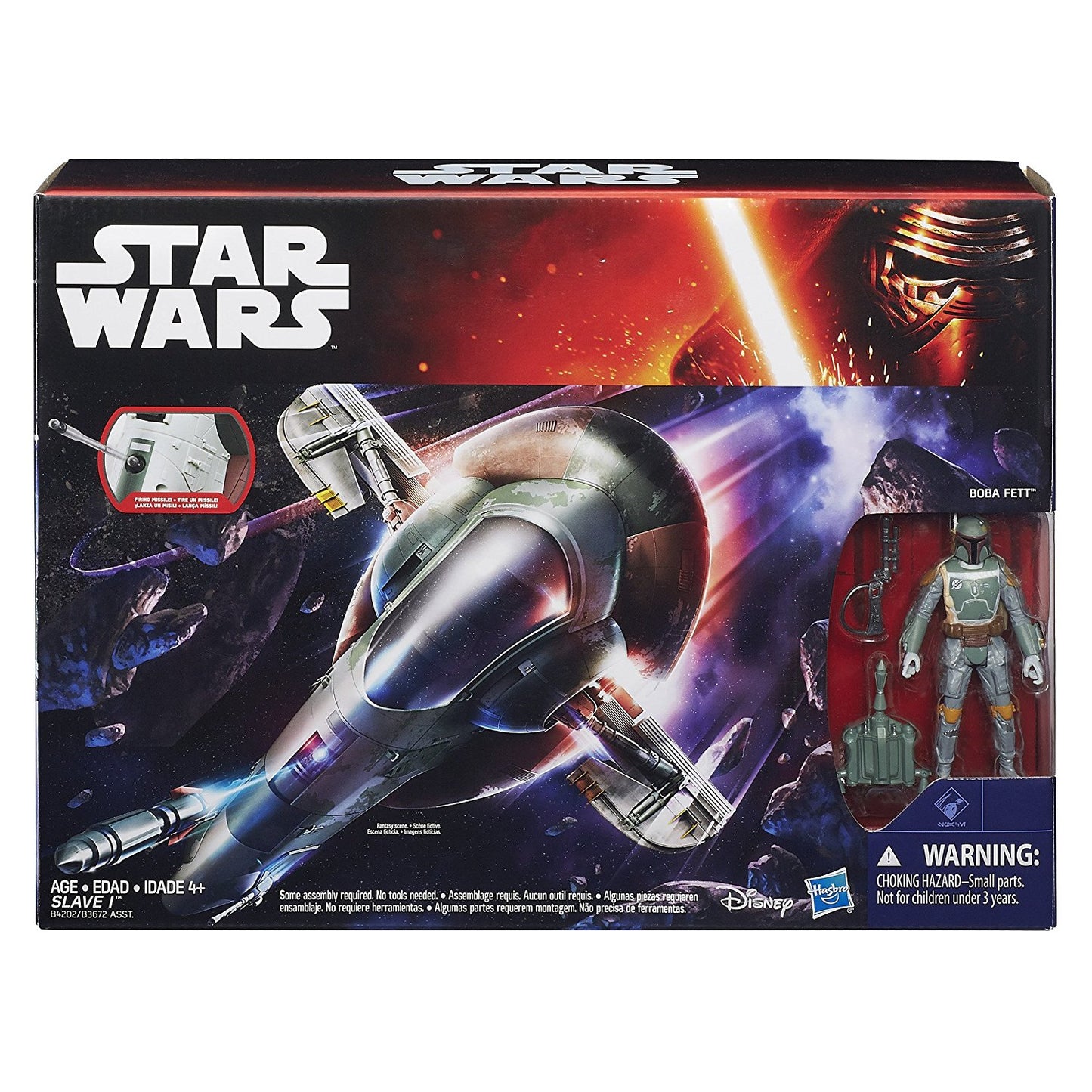 Star Wars: The Force Awakens Slave I Boba Fett and Starfighter