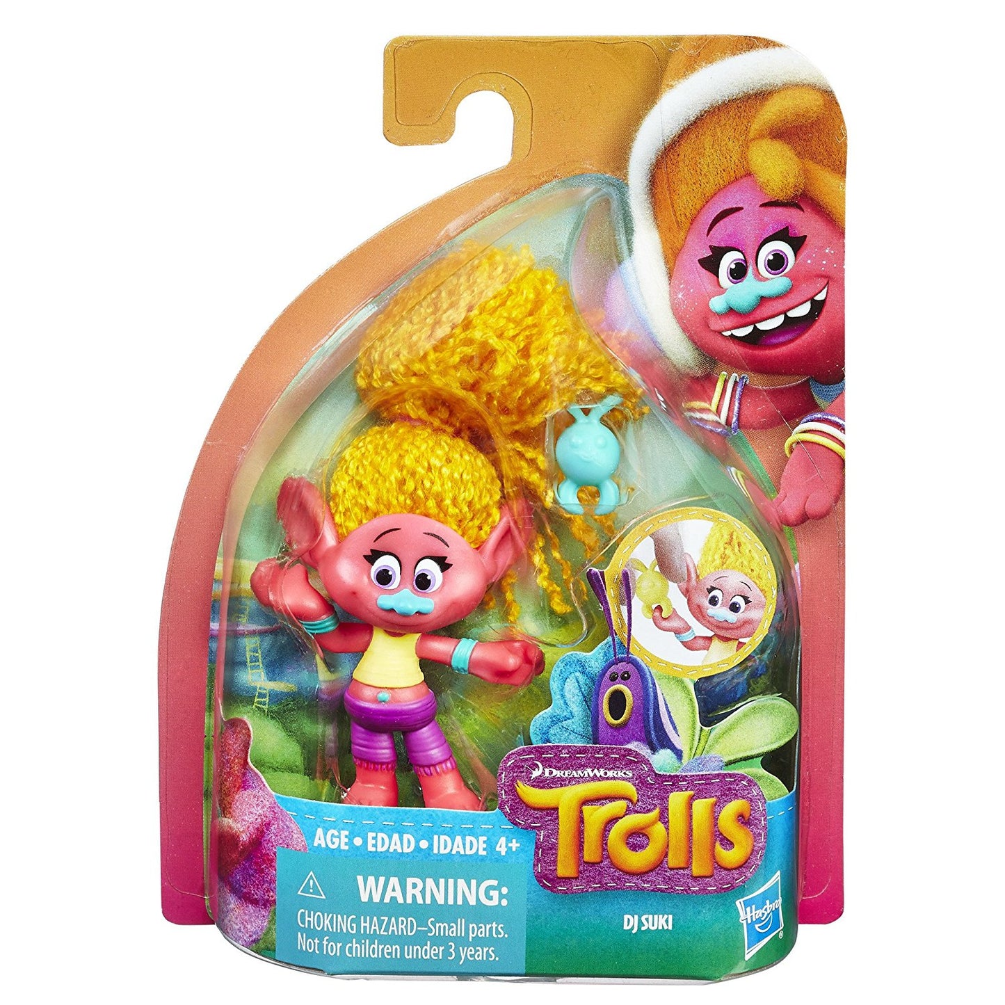 Trolls DJ Suki Collectible Figure with Critter
