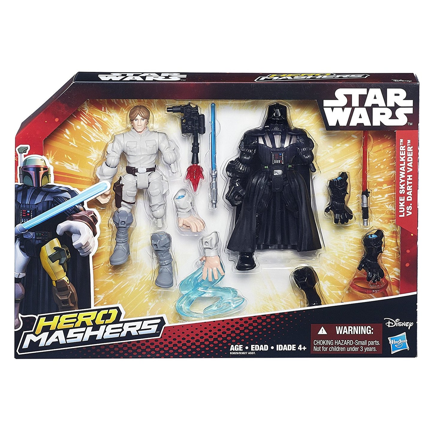 Star Wars Hero Mashers Luke Skywalker vs. Darth Vader