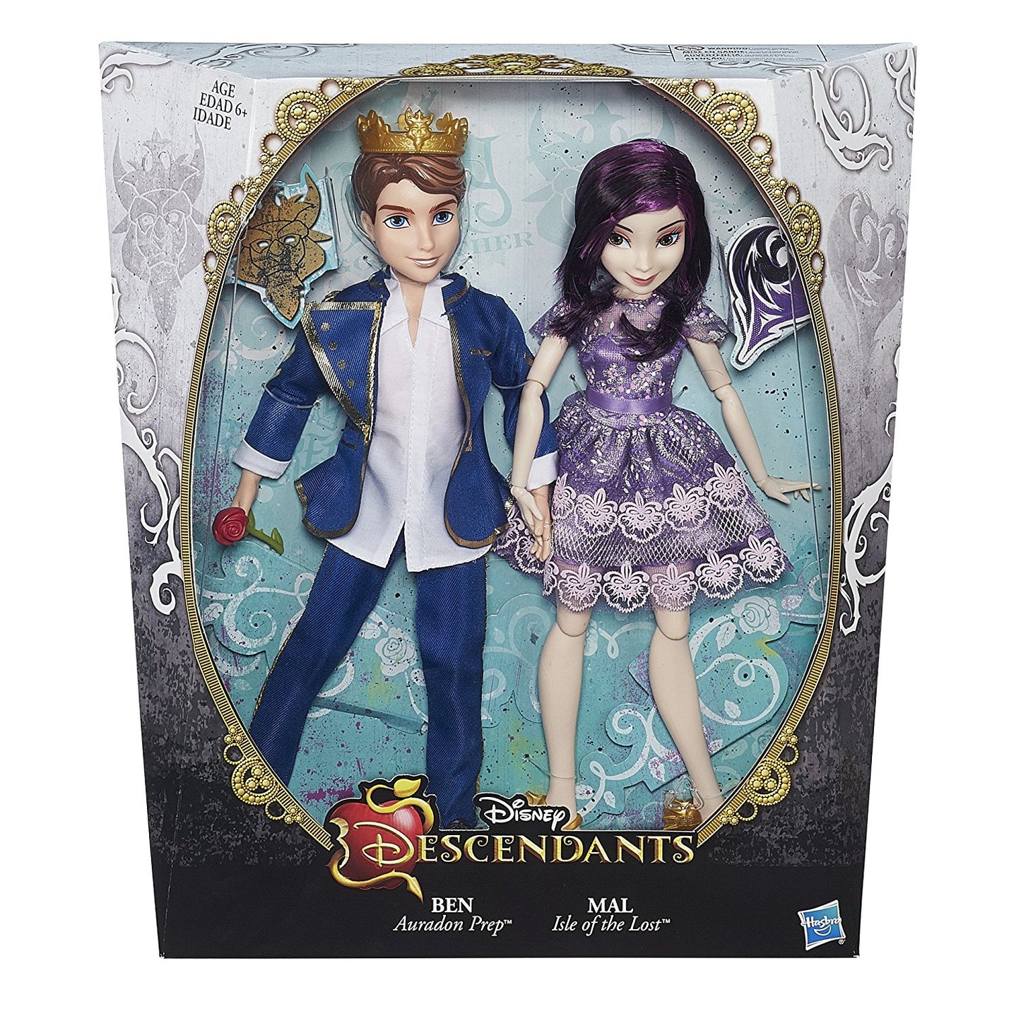 Disney Descendants Mal Isle of the Lost and Ben Auradon Prep Dolls