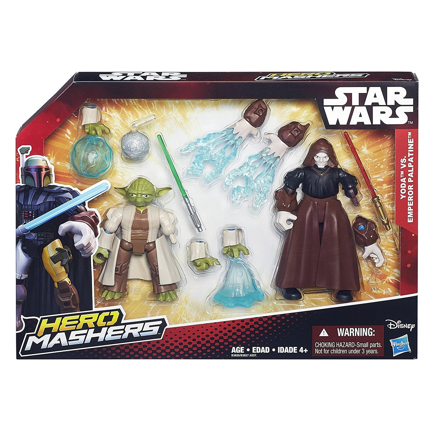 Star Wars Hero Mashers Yoda vs. Emperor Palpatine
