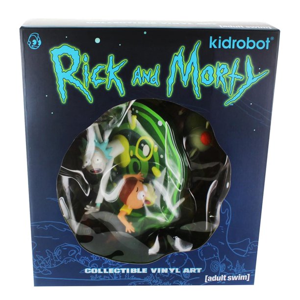 Rick and Morty 7-Inch Vinyl Portal Figure