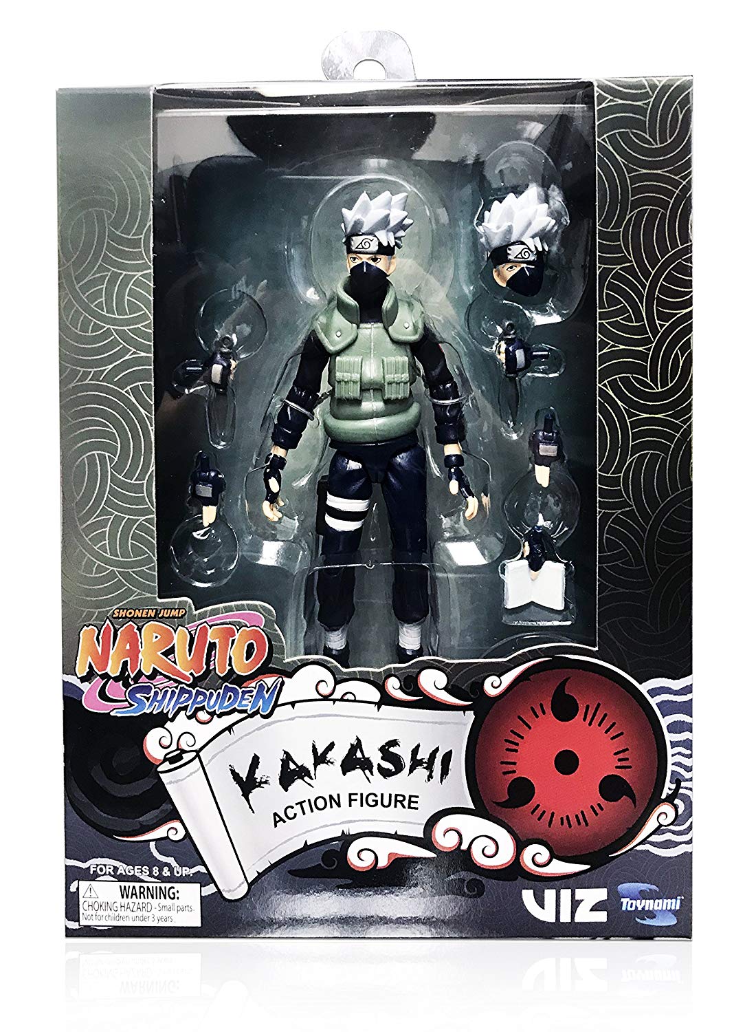 Naruto Shippuden Naruto, Kakashi and Itachi 4" Action Figure Bundle