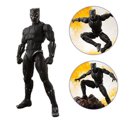 Avengers: Infinity War Black Panther and Tamashii Effect Rock SH Figuarts Figure