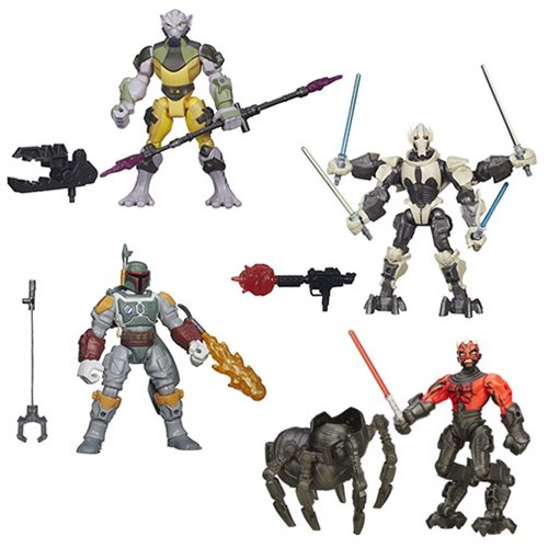 Star Wars Hero Mashers Deluxe Action Figures Bundle