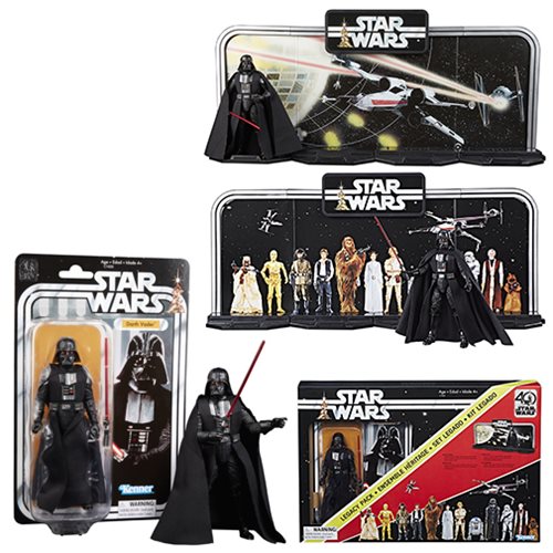 Star Wars The Black Series Display Diorama with Darth Vader Legacy Pack