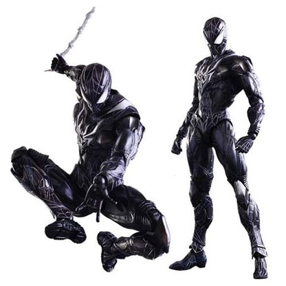 Marvel Universe Spider-Man Black Variant Play Arts Kai Action Figure