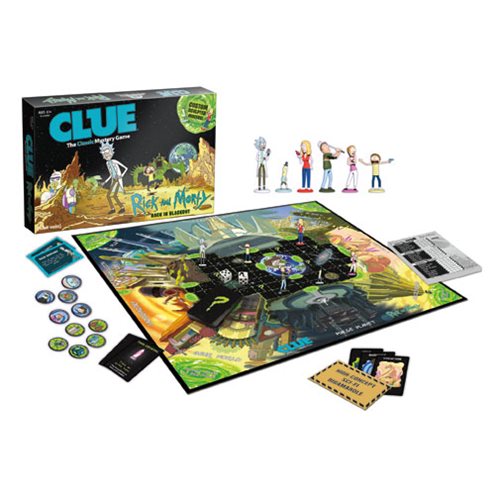 Rick and Morty Back in Blackout Clue Game