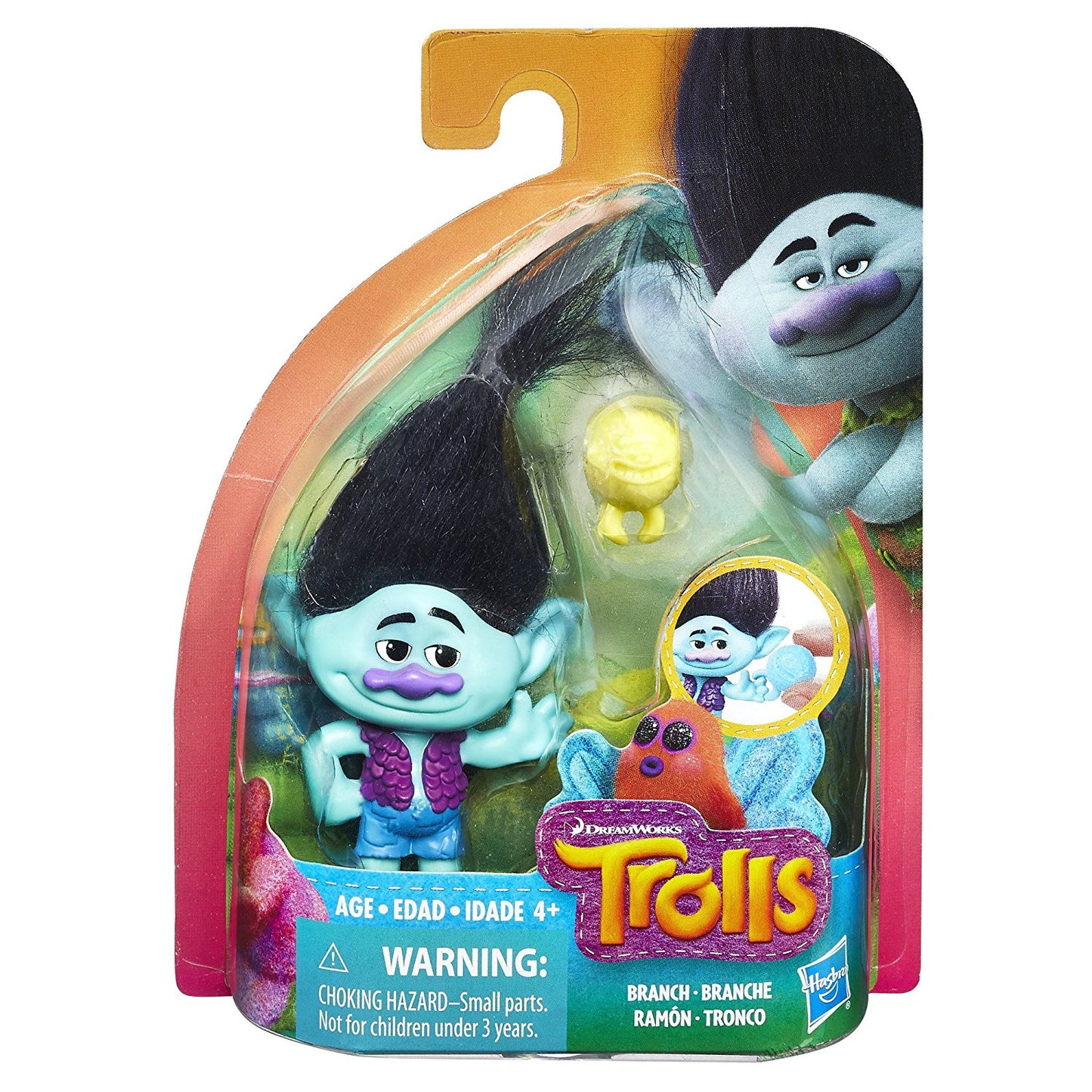 Trolls Branch Collectible Figure with Critter