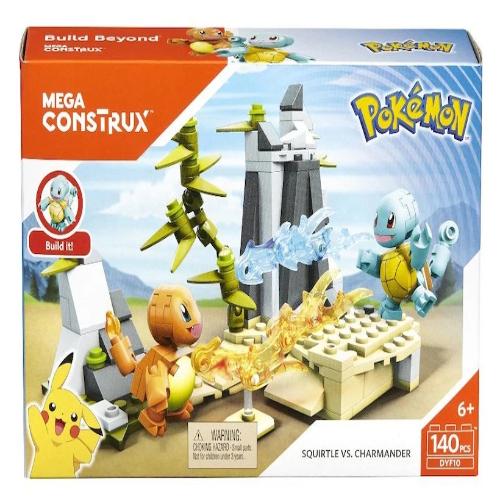 Pokémon Mega Construx Squirtle vs. Charmander