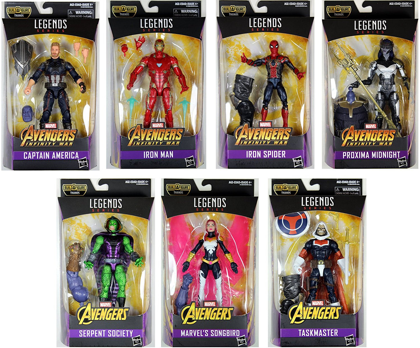 Marvel Legends Avengers Infinity War Bundle (Build Thanos)