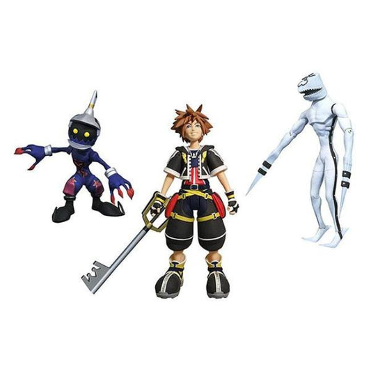 Kingdom Hearts Select: Sora, Dusk, and Soldier Action Figure Set