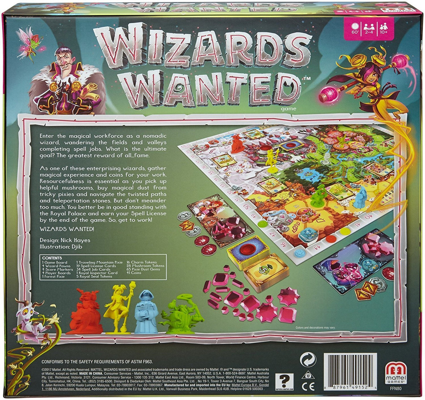 Wizards Wanted Board Game